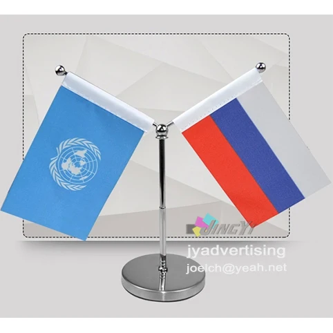 Регулируемый Полюс Y режим качества Мини Автомобильный флаг стенд