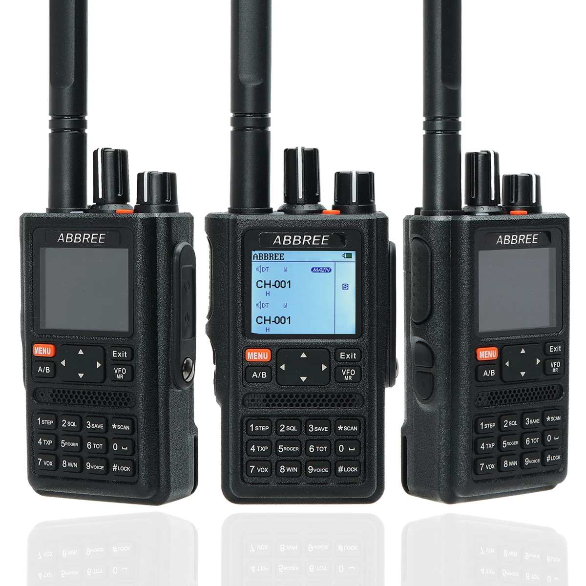 ABBREE AR-F8 gps расположение обмен всеми диапазонами(136-520 МГц) Частота/CTCSS обнаружения Walkie Talkie добавить AR-775 телескопическая антенна