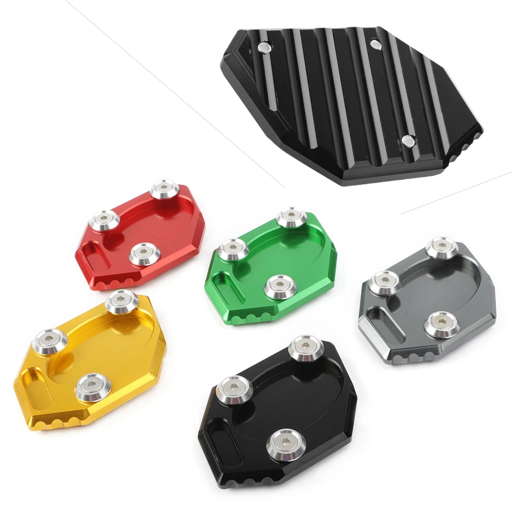 

CNC Motorcycle Kickstand Enlarger Side Stand Pad Extension Plate For Kawasaki Ninja 250 300R Z250 ZX250 EX300 2013-2015 2016