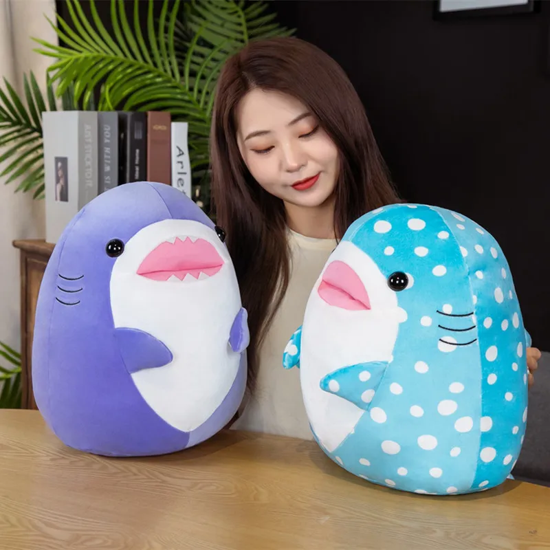 Мультяшная Морская жизнь милый КИТ Акула искусственная мягкая набивная кукла
