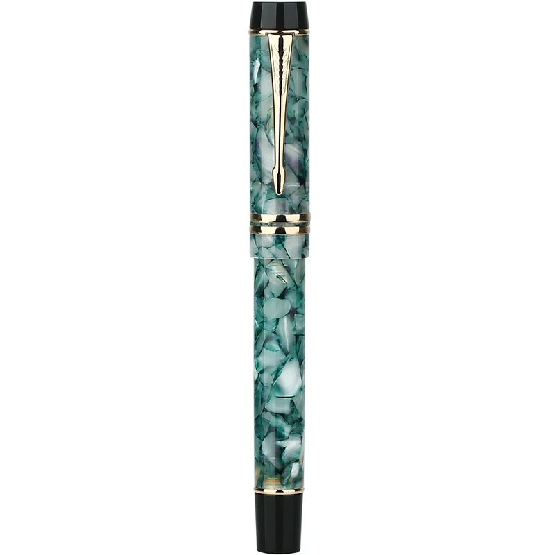 Moonman M600S Gemstone зеленая целлюлоидная авторучка MOONMAN Iridium Fine Nib 0 5 мм модная офисная