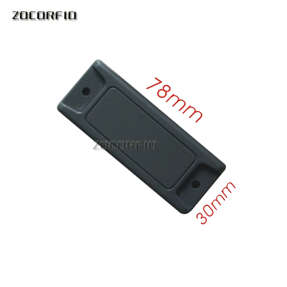 100pcs/lot 860~960Mhz ABS rfid uhf anti metal tag with Alien H3 chip read range 0~8m for warehouse management