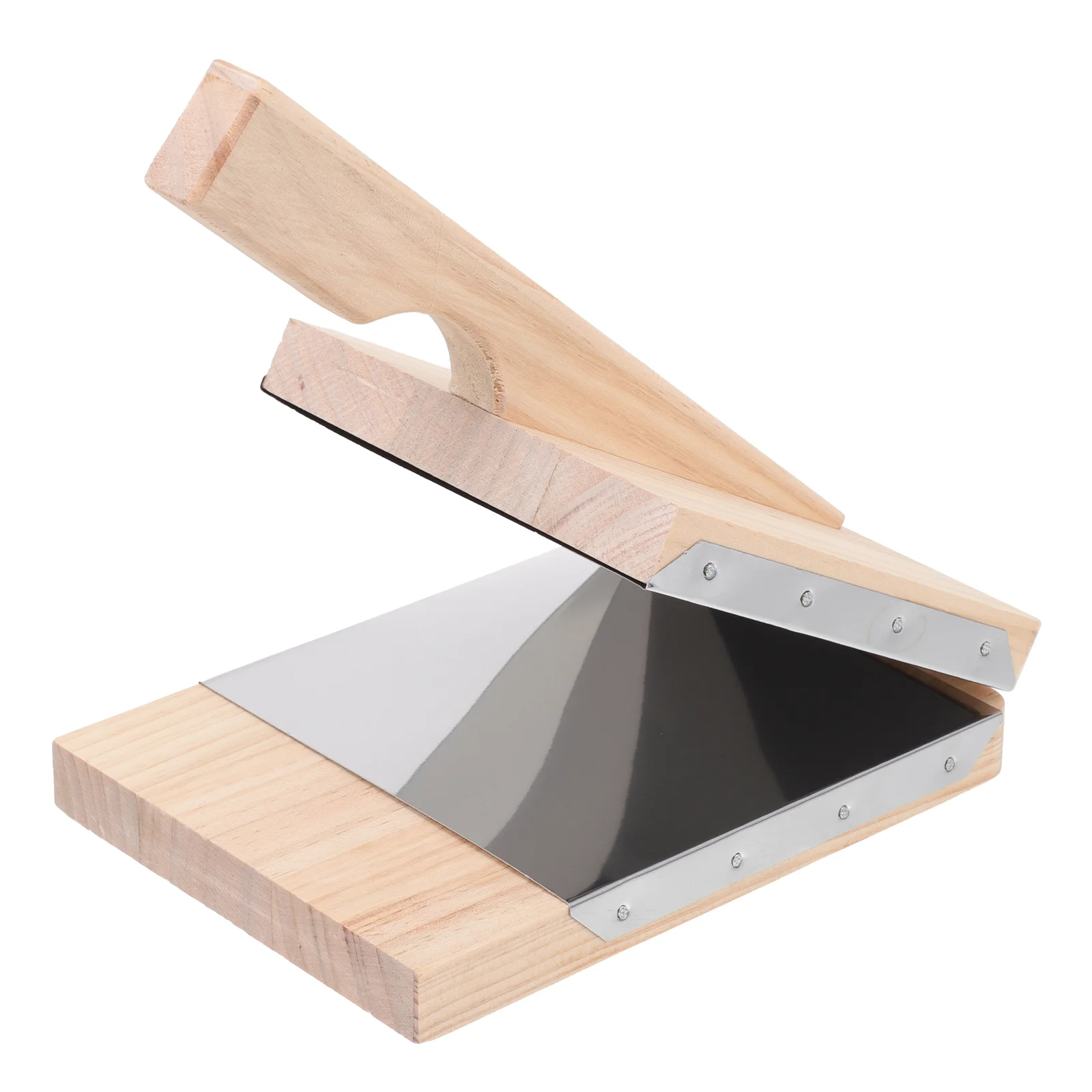 

1pc Dumpling Wrapper Skin Pressing Gadget Wonton Dumpling Dough Presser (Khaki)