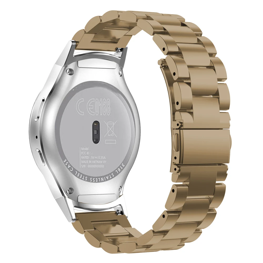 Ремешок из нержавеющей стали для женских часов с разъемом Samsung Gear S2 | Наручные