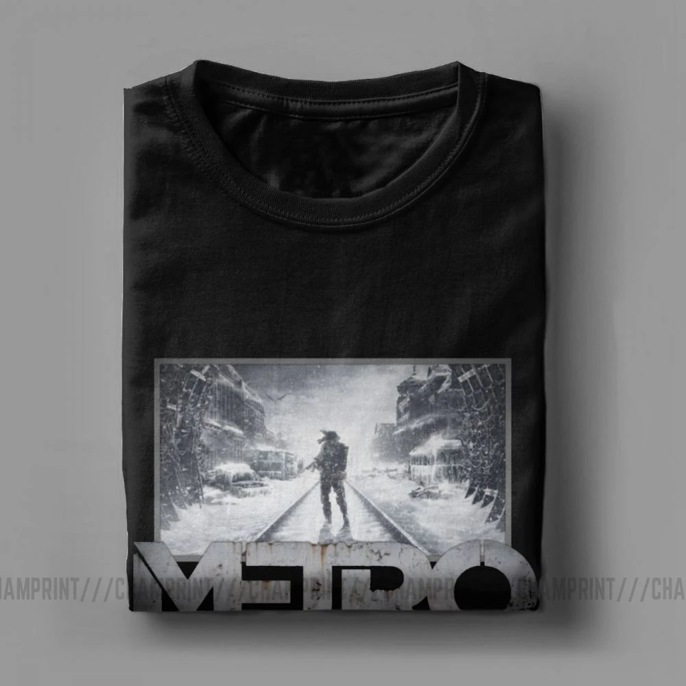 Футболки для игр Metro футболка Exodus унисекс с газовой маской футболки мужские