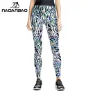 Женские леопардовые леггинсы с текстурированным принтом