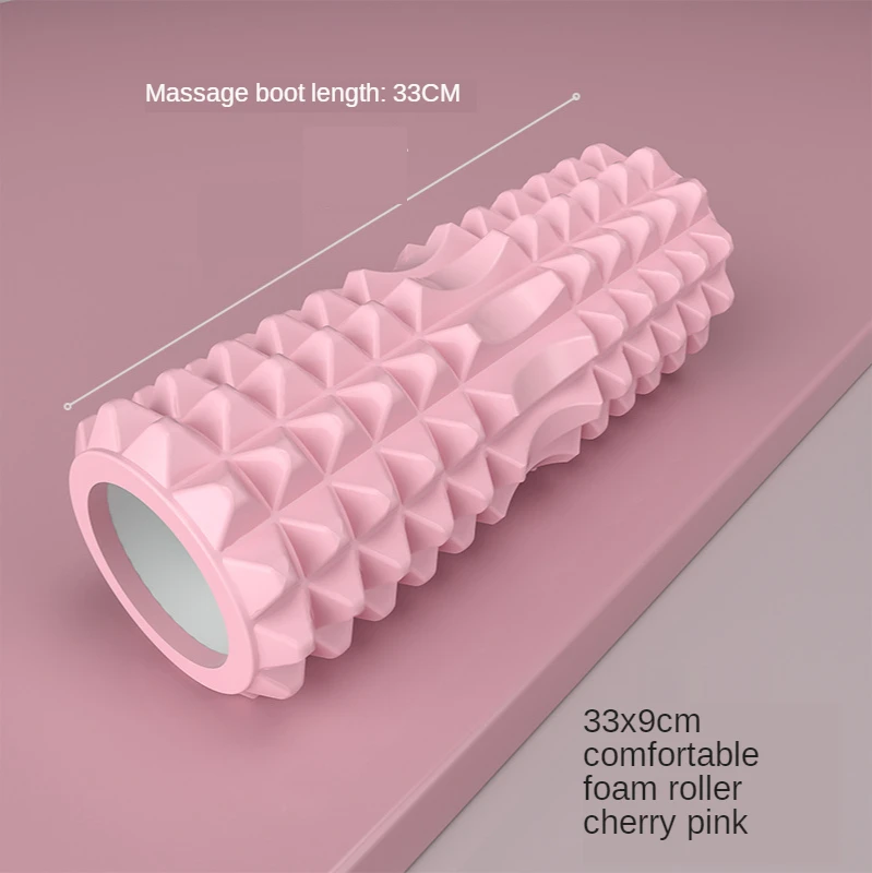 

33-50cm Fitness Yoga Column Balance Stick Pilates Column Deep Massage Roller Relax Muscles Yoga Foam Roller Wolf Tooth Crescent