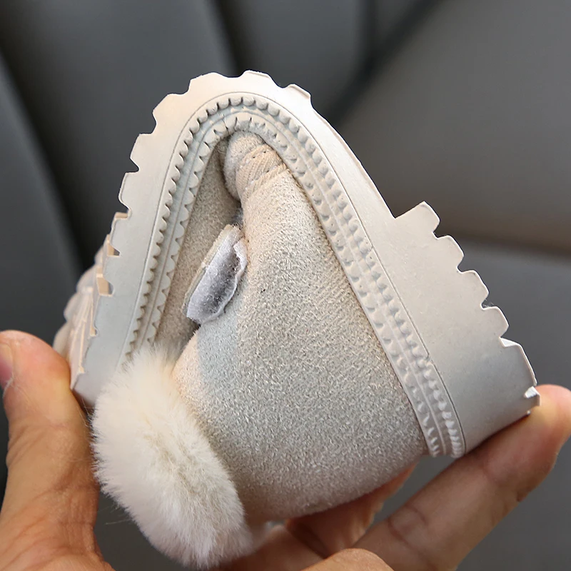 Детские ботинки коллекция 2019 года корейские зимние для девочек до 3 лет детская