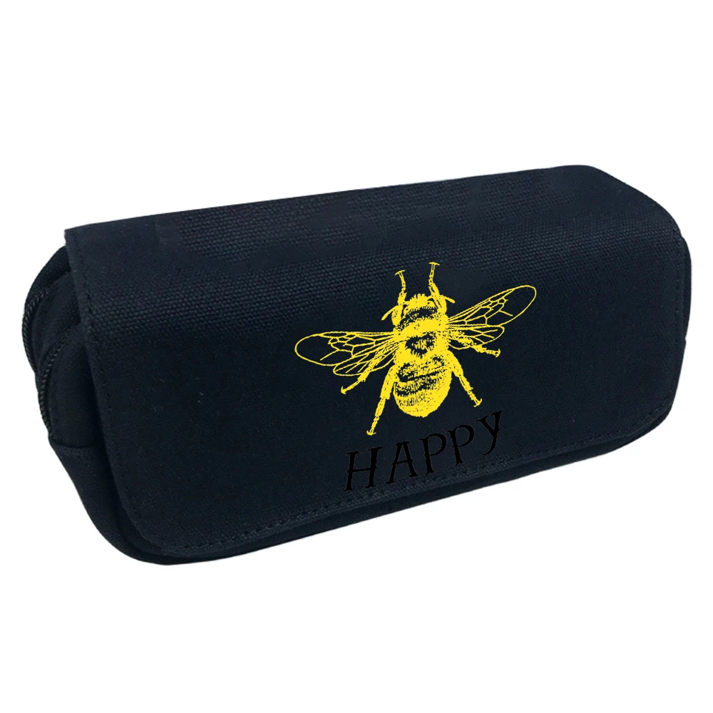 Воздухопроницаемая сумка для хранения Happy Bee вместительная карандашей трендовые