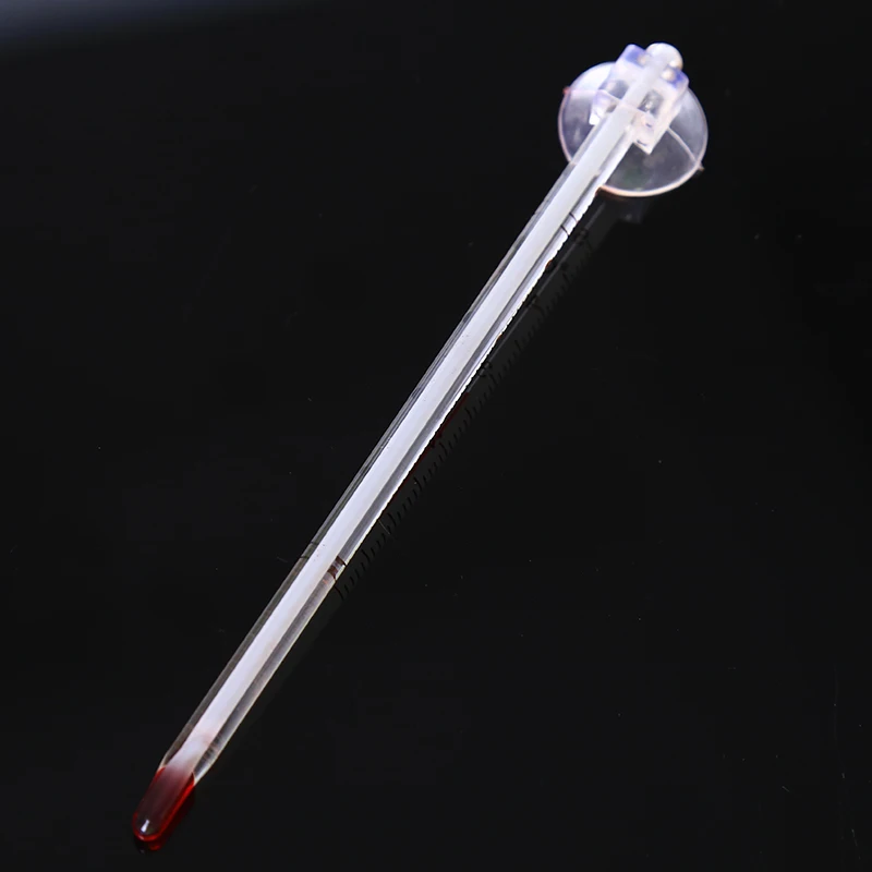 1 шт. термометр для аквариума с температурой всасывания стекло водонепроницаемый