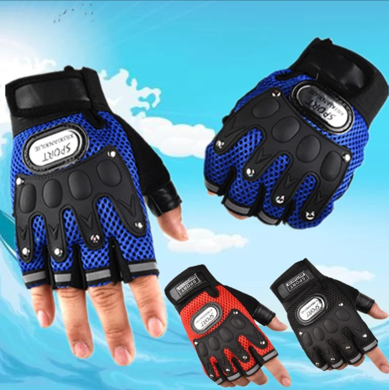 

Cycling gloves Half Finger male spring summer autumn outdoor sports bicycle motorcycle fitness student gloves