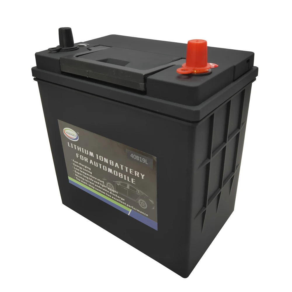 40B19L/R LiFePO4 Батарея 12V литий фосфат литий-ионный Батарея 750CCA Размеры-196*127*202 мм LiFePo4 Батарея для авто автомобиль