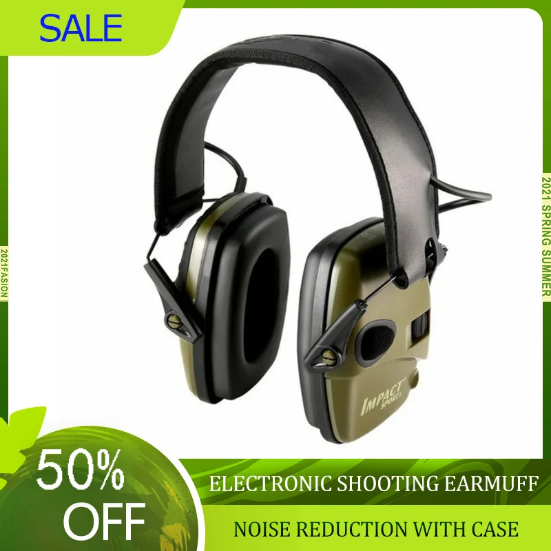 

2021 Tactical Electronic Shooting Earmuff Anti-noise Headphone Sound Amplification Hearing Protection Headset Foldable Hot Sale