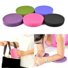2 шт.компл. портативный небольшой круглый наколенник коврик для занятия йогой, фитнесом, спортивный коврик, спортивный диск, защитная подушка, нескользящий коврик из ТПЭ