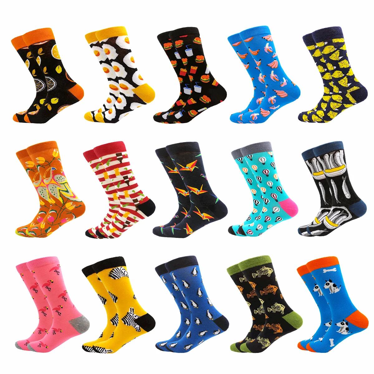 Модные Хлопковые женские и мужские носки в стиле Харадзюку хип-хоп Новинка Милые