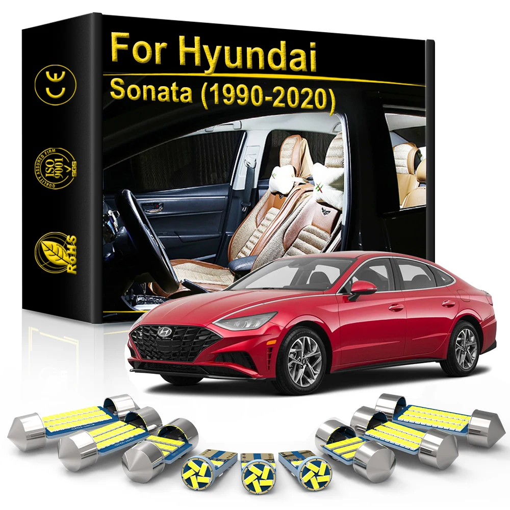 Внутренняя Светодиодная лампа для Хюндай Соната DN8 LF YF NF EF Y2 Y3 2009 2011 2012 2013 2015 2017 2018