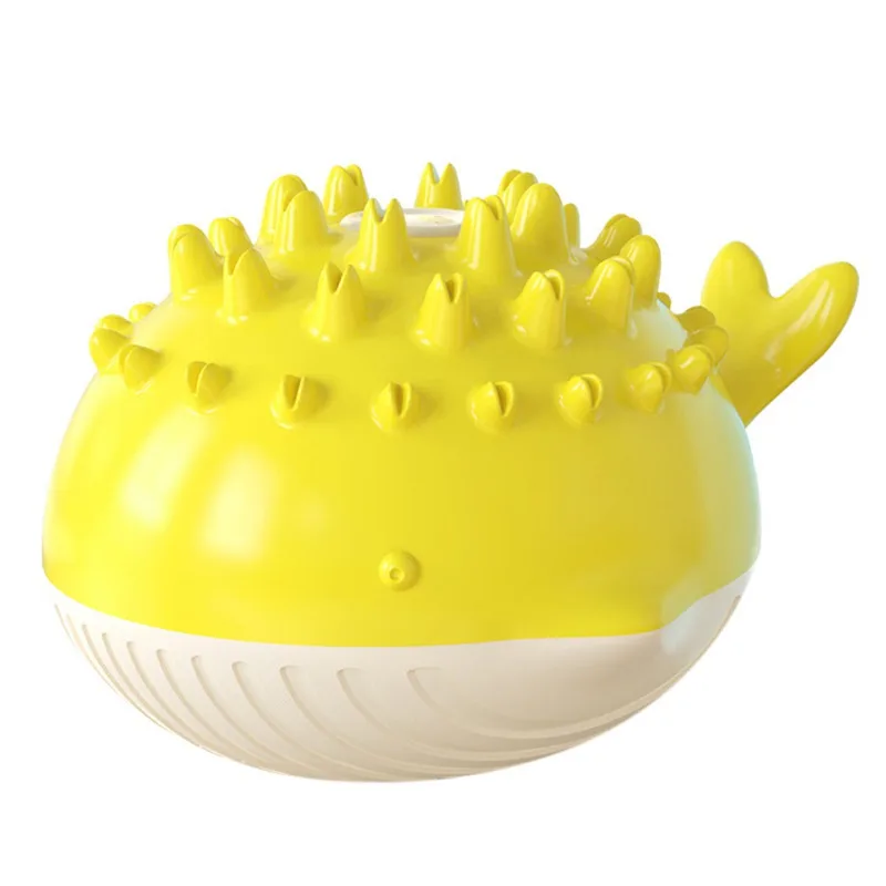 

Fashionable and elegant cartoon style pet toy Dog Interactive Water Jet Toy Molar Cleaning Crocodile Swimming Floating Dog Toy
