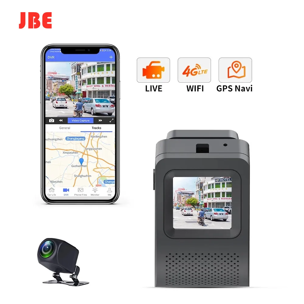 4G LTE Car DVR GPS Tracking Hidden Dash Camera Support Live Remote Monitoring Auto Video Recording HD1080P WiFi Hotspot | Автомобили и