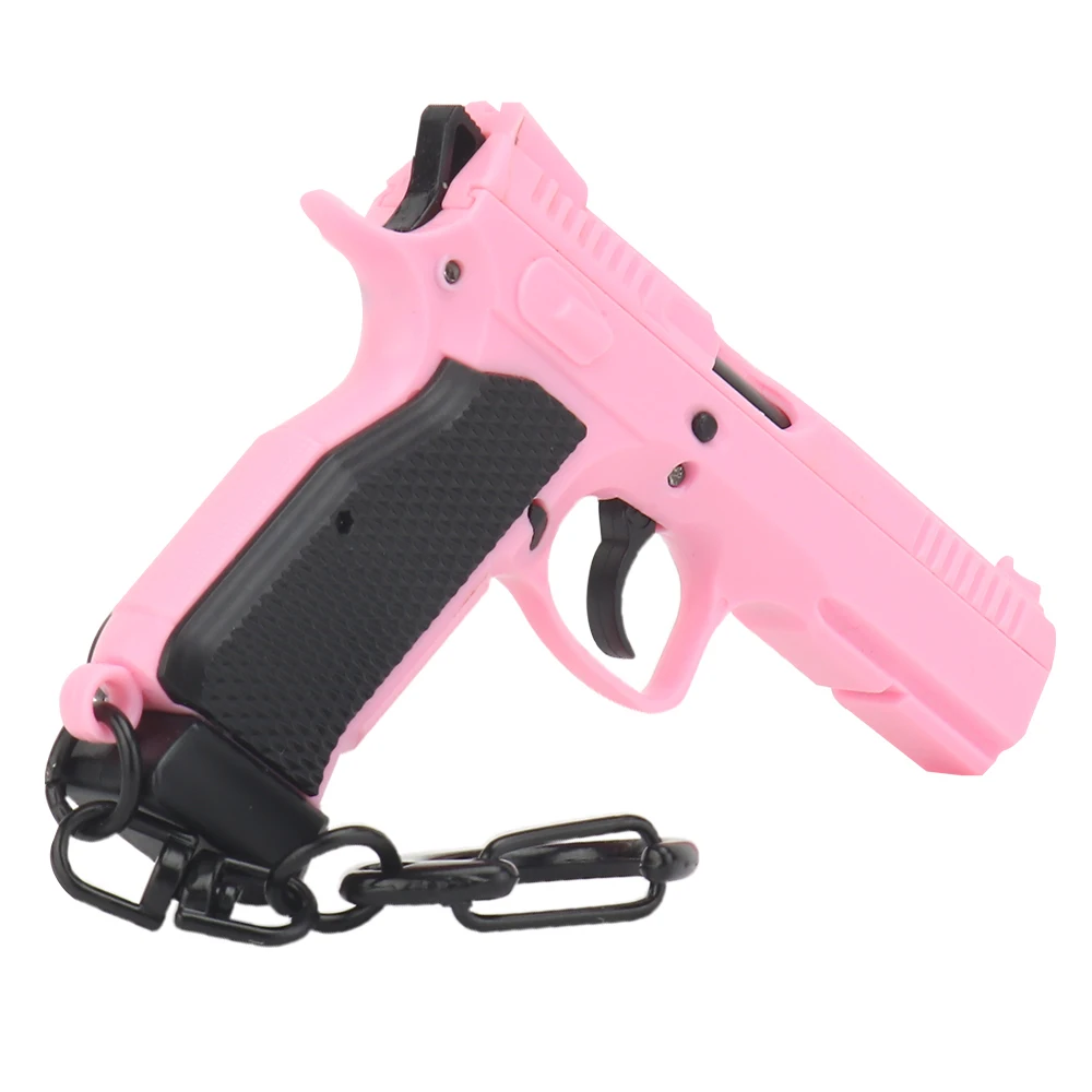 

1:4 92G Key Ring Tactical Pistol Shaped Keychain Mini Portable Detachable Decoration Keyring For Gift Toy Hunting Accessories