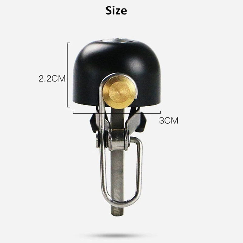 

Folding Bicycle Bell Retro Copper Bell Mountain Bike Horn Universal Brass Bells Safety Warning Alarm Parts Bike Accessories
