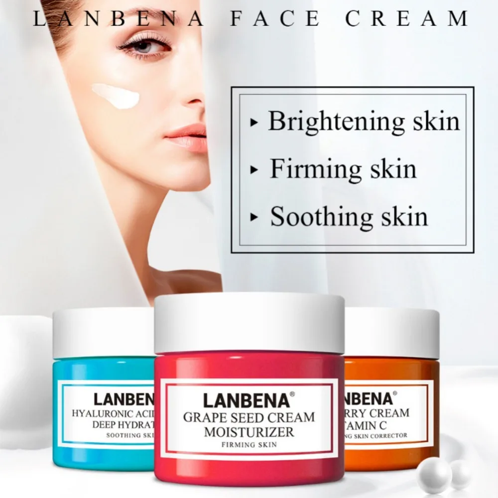 VC/Гиалуроновая кислота/Виноградные семена интенсивный увлажняющий крем для лица