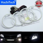Для Opel Astra H без проектора 2007-2010 ультра яркие SMD белые светодиодные глаза ангела лм 12 В Комплект кольцевого дневного света halo