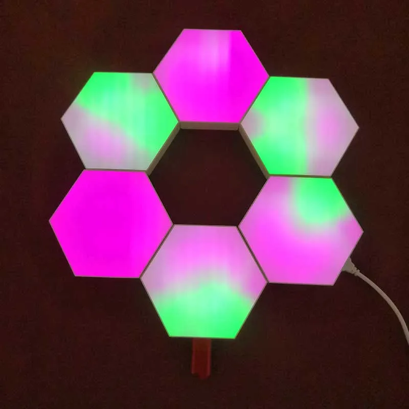 [Объект] nanoleaf светодиодный шестигранный настенный светильник модульный s