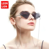 leonlion1pc fashion non slip metal sunglasses chain metal sunglasses lanyard spectacles cords eye glasses holder for womenmen