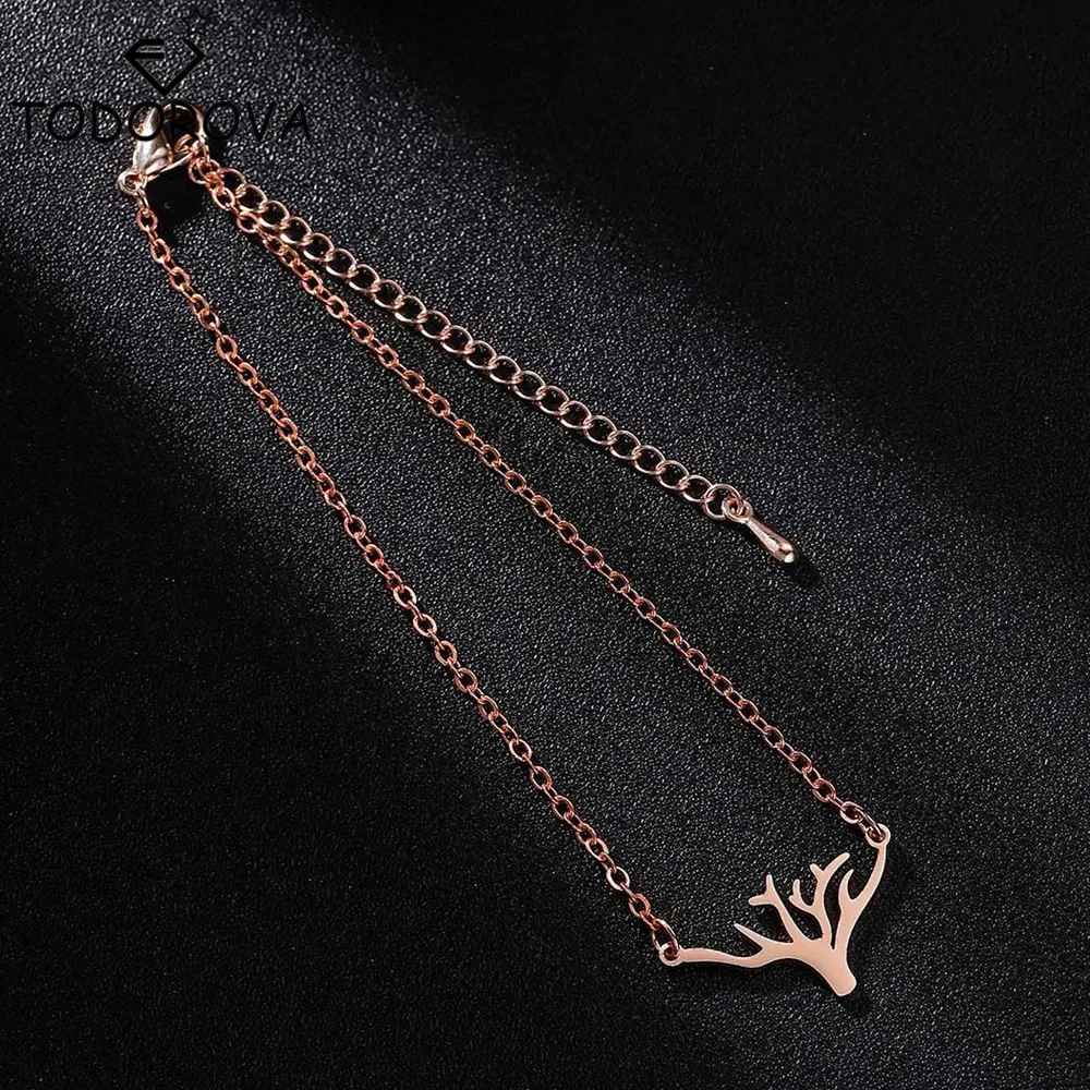 Todorova модные браслеты из нержавеющей стали с подвесками Древо жизни для женщин