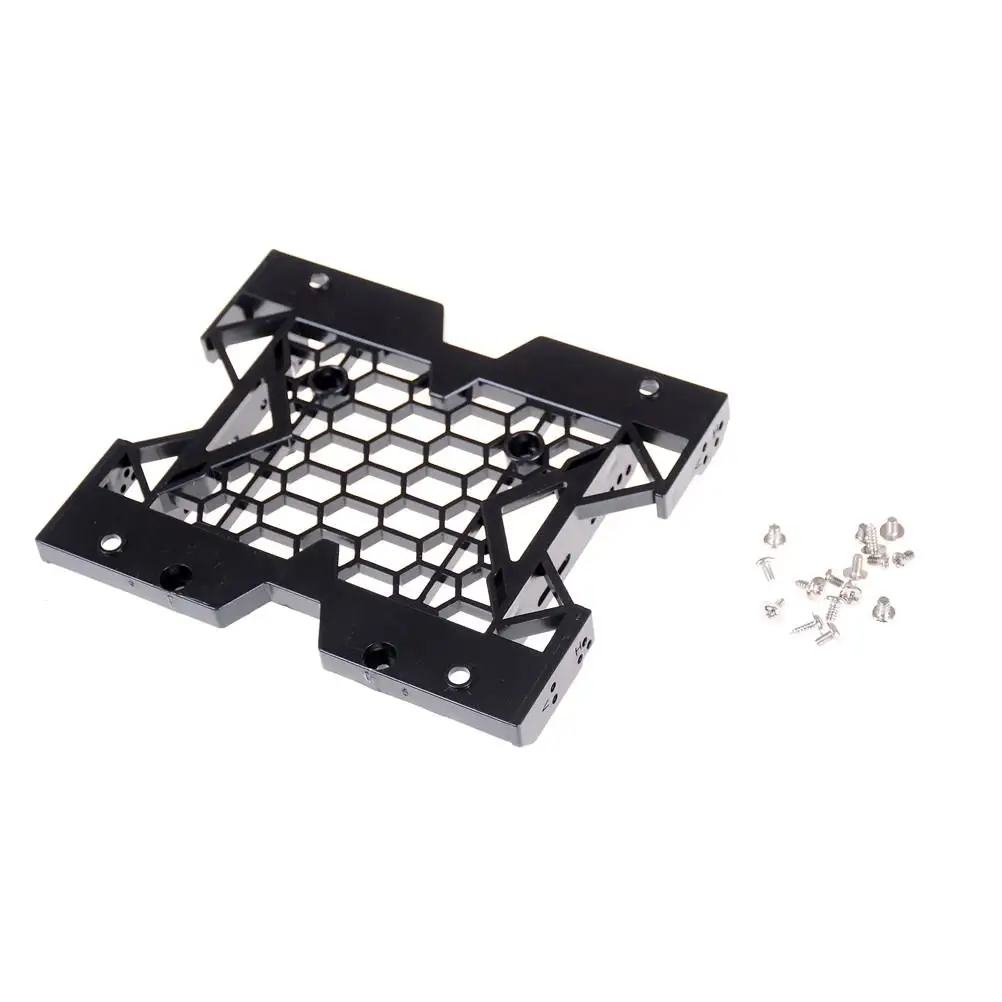1pc 5.25&quot To 3.5&quot 2.5&quot HDD Adapter Tray Bracket Mounting Cooling Fan SSD Hard Drive Plastic Holder | Компьютеры и офис
