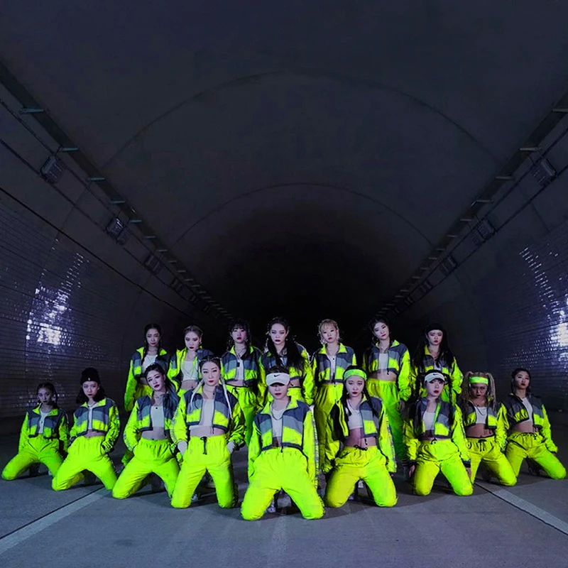 Набор для джазового танца корейский костюм DS выступлений годовых встреч девочек