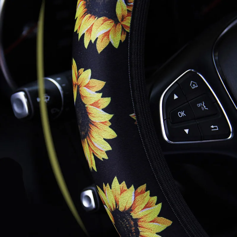 

Accessories Steering Wheel cover Interior 38-37CM Replacement Universal
