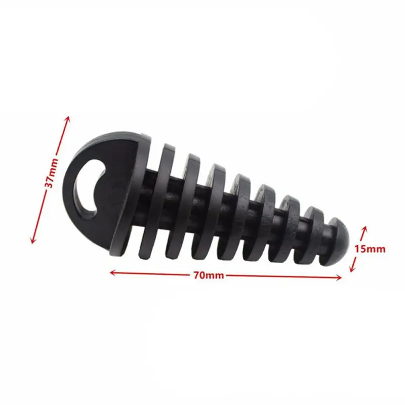 Глушитель на выхлопную трубу мотоцикла 1 шт. защита для мытья труб бесшумный