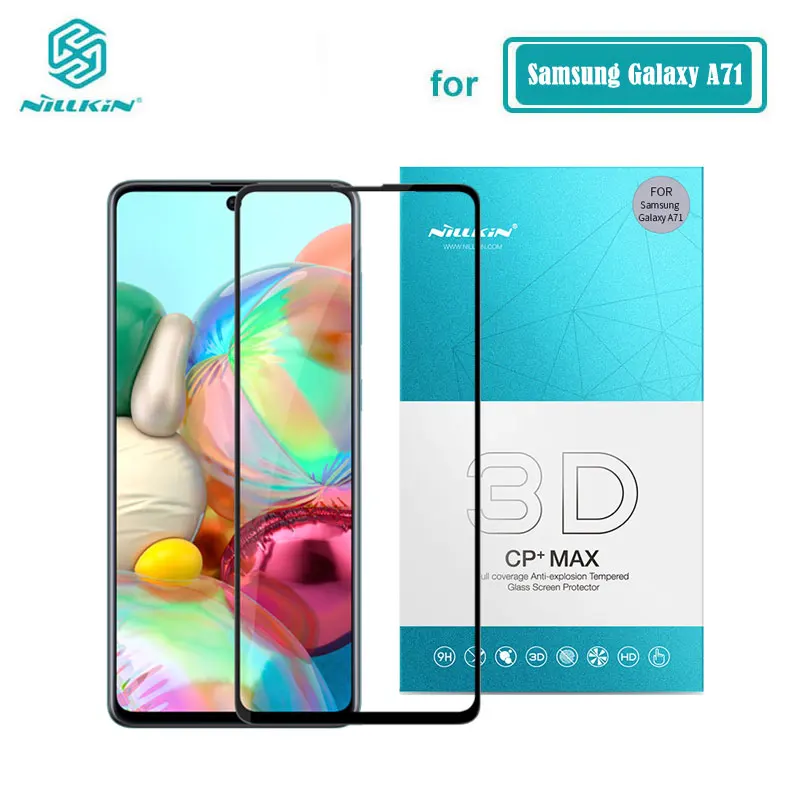Закаленное стекло Nillkin для Samsung Galaxy A51 A71 M51 3D CP + MAX полное покрытие защита экрана
