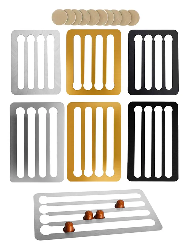 

Coffee Capsule Holder Stand Rotary Coffee Aluminum Rotary Coffee Pod Tower Storage Rack Organizer Rotatable Coffee Pods