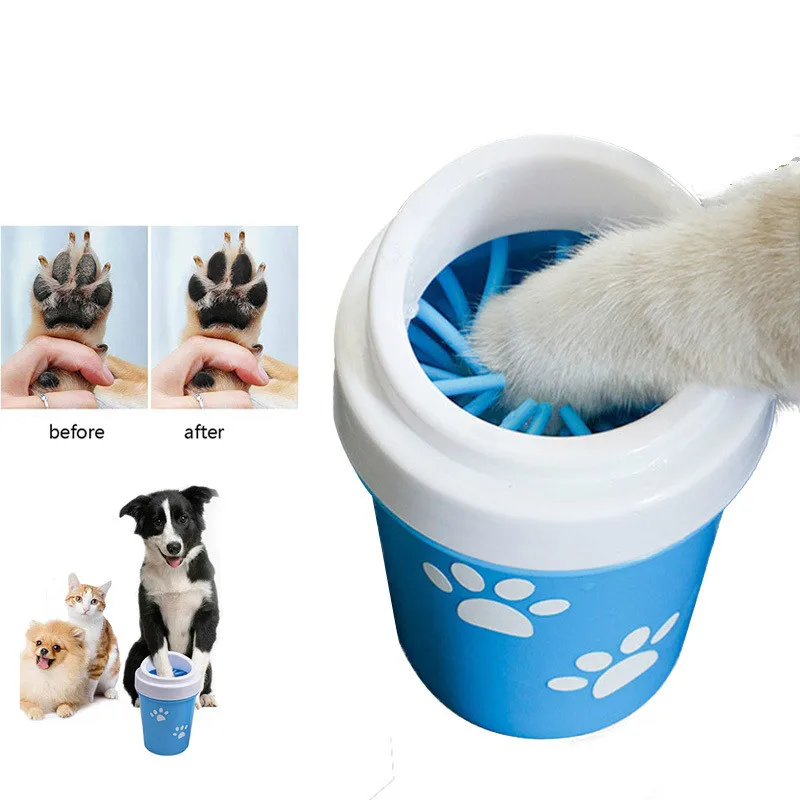 

Dirty Dog paw cleaner Soft Silicone Combs Portable Pet Foot Washer Cup Pet Grooming Brush Dog foot Washer Pet dog accessories