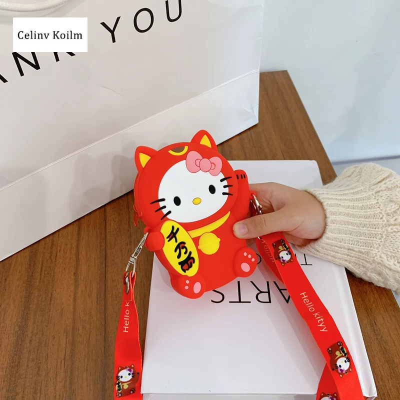 

Celinv Koilm Mooie Taille Tas Leuke Meisje Reistas Portemonnee Kinderen Rugzak Siliconen Mini Messenger Bags Kind Leuk Gift