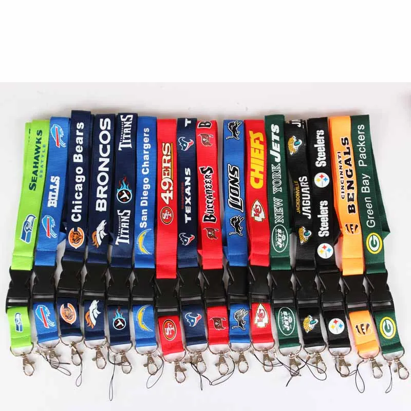 32 шт. футбольные ремешки на шею для удостоверения личности пропуска карты бейджа