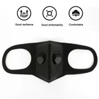Полиуретановые двойной ламинированный защитные маски для лица с двойным дыхательным клапаном, защита от пыли, дышащая удобная фильтрующая маска TSLM1