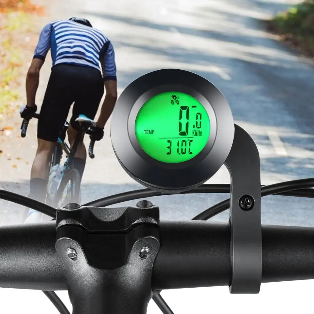

Three-Color Backlight Bike Computer Cycling Computers Bicycle Speedometer Wireless Waterproof Stopwatch Odometer English
