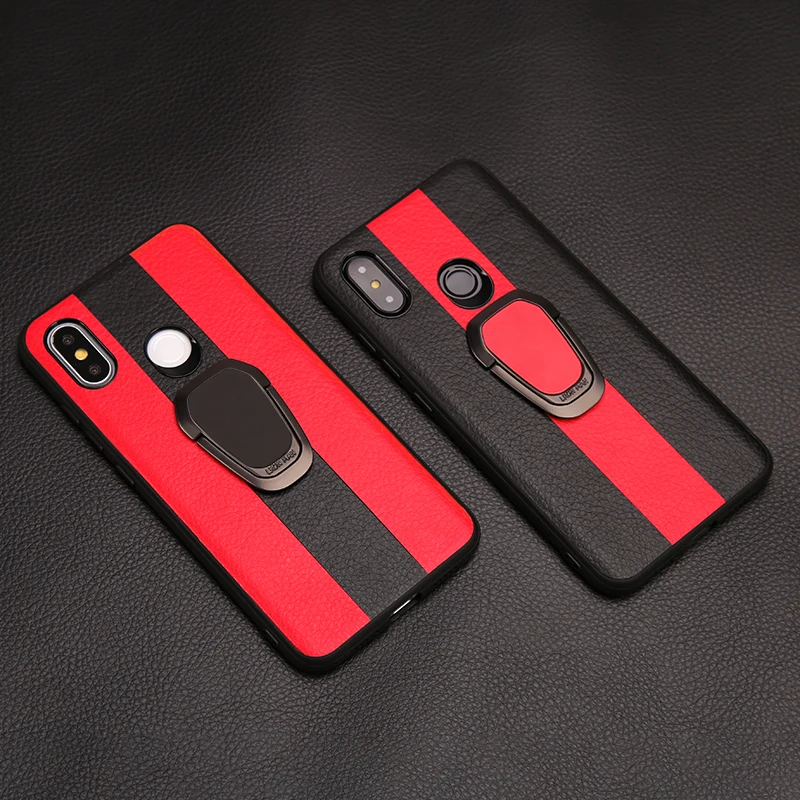 Luxury Car Phone Case For Xiaomi Mi 9 SE 9T A3 Pocophone F1 CC9 Cover TPU Edge Rotating Bracket Ring Redmi 7 7A K20 Pro Capa |