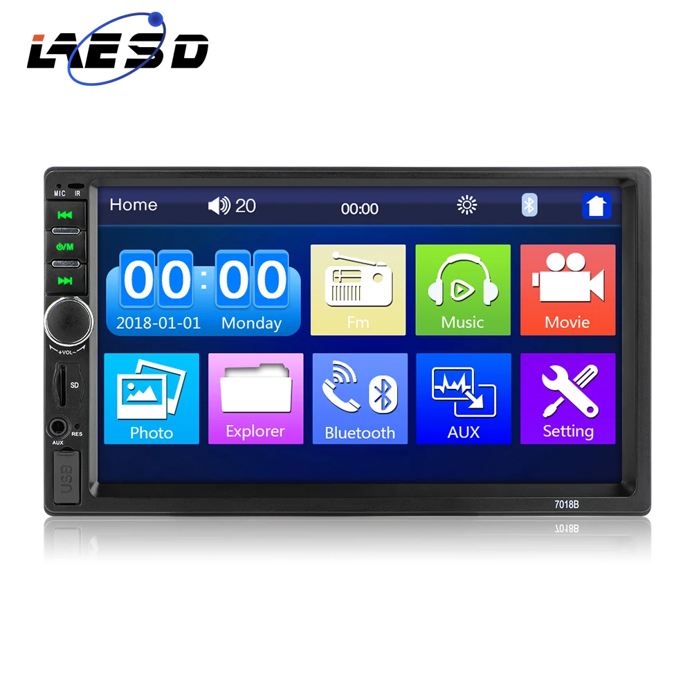 Автомагнитола 2Din 7-дюймовый сенсорный экран цифровая мультимедийная