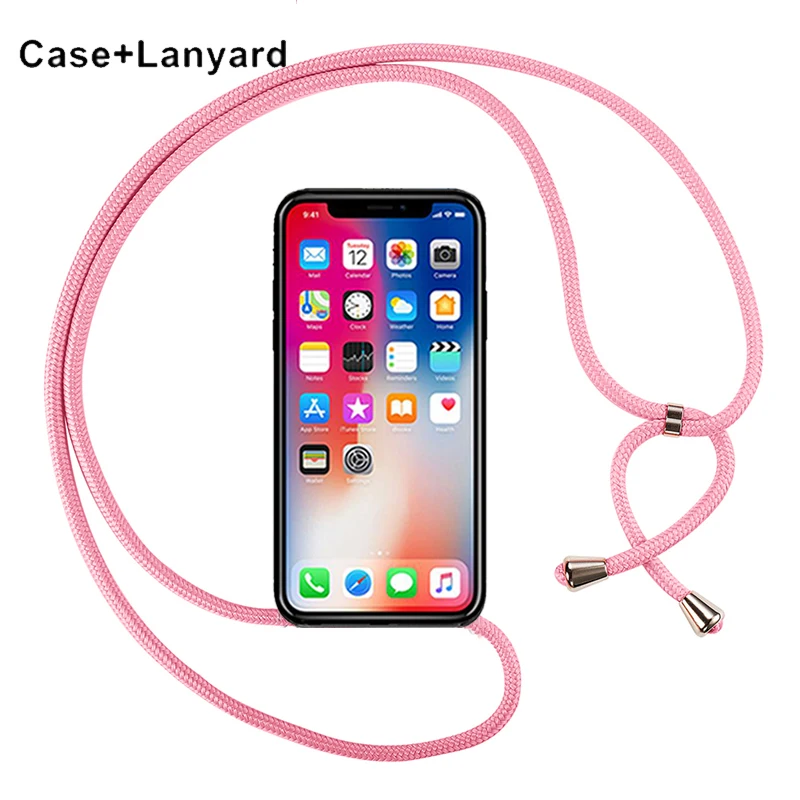 Чехол с ремешком через плечо для Nokia 4 2 5 1 Plus X5 6 X6 7 2018 X71 ожерелье шнур вешалка