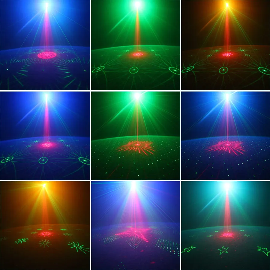 ESHINY Stars/24/40/64 Patterns DJ Laser Light Disco Party R&ampG Projector RGB LED Bar Magic Dance stage lighting Sky Mini USB Z4N7 | Лампы и