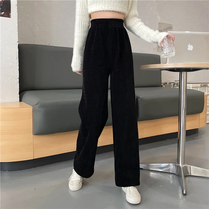 Реальная цена-вельветовые утепленные осенне-зимние брюки с мазом | Женская