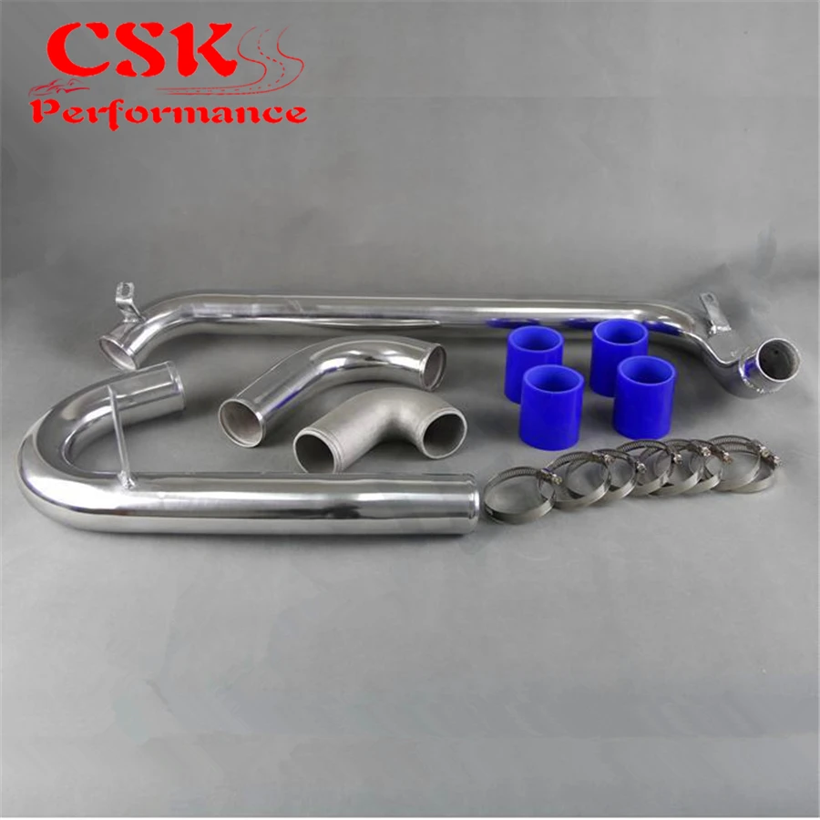 FRONT MOUNT INTERCOOLER PIPE PIPING KIT FITS FOR MITSUBISHI EVO1 EVO2 EVO 1 2 3 BLACK / BLUE RED |