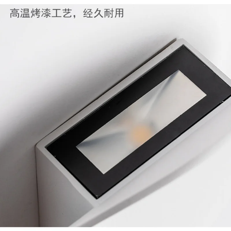 Светодиодная настенная лампа современный простой прикроватный светильник для