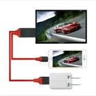 2 м USB к HDMI HDTV AV кабель адаптер для iPhone 7 7 Plus 6S 6 Plus зарядный адаптер кабель