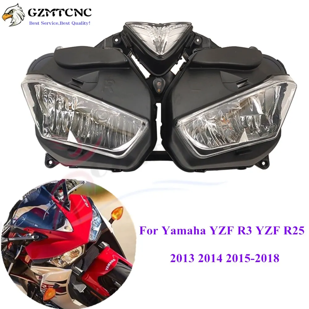 Фонарь передний в сборе для Yamaha YZF R3 R25 YZFR3 YZFR25 2013 2014 2015-2018 |
