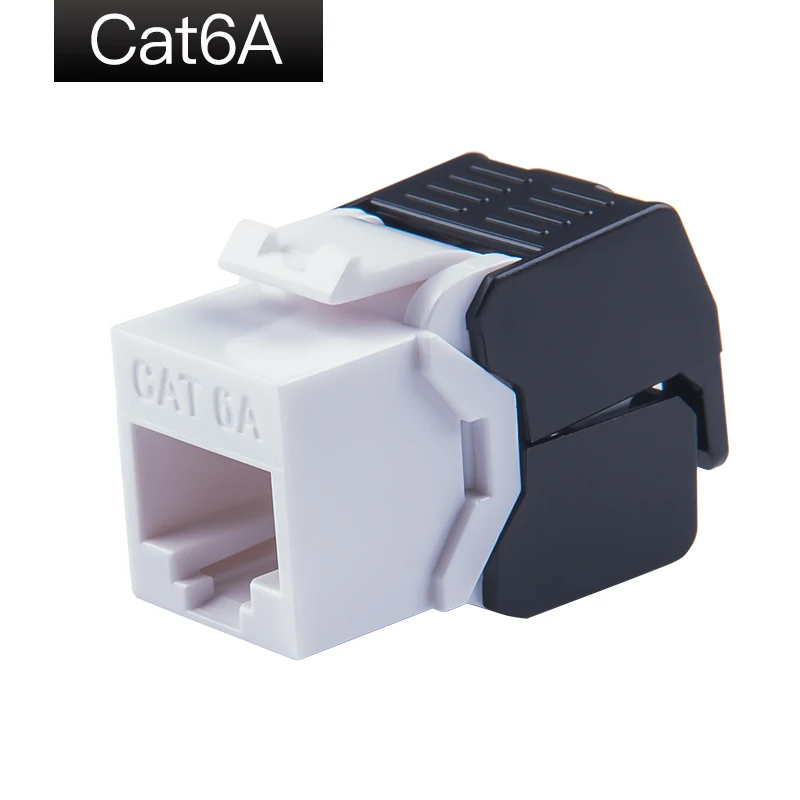 10G Ethernet RJ45 CAT6A красочные Keystone разъемы без инструментов Тип сетевые модули